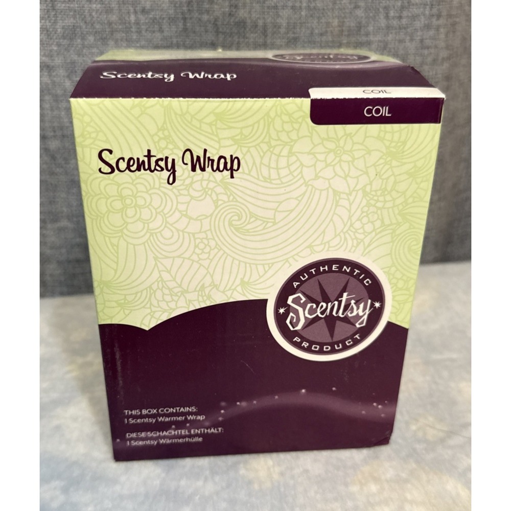 NEW‎ Scentsy COIL Metal Warmer Wrap Silhouette Collection Discontinued WRAP ONLY